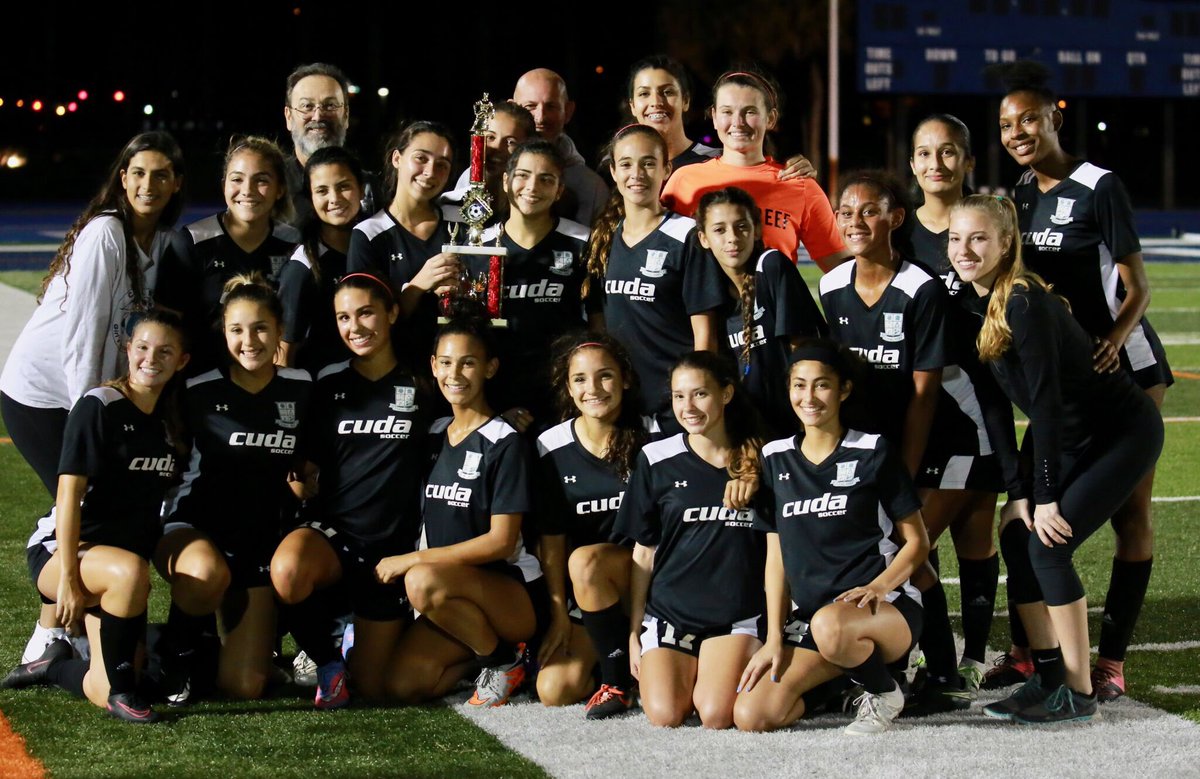 18CRHS's tweet photo. Congrats to our Girl's Varsity Soccer team for bringing home Reef's first ever GMAC championship title! @ReefSoccer https://t.co/1KDmx70R9s