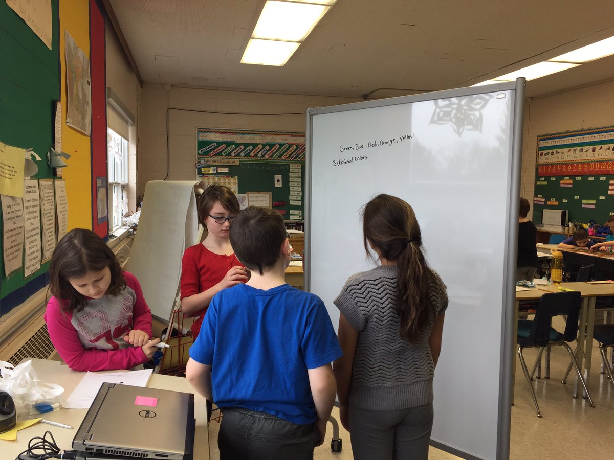 MrsHurleyClass's tweet image. Students working together to solve a patterning and algebra problem. #verticalsurface #mathisfun @alcdsb_stpk