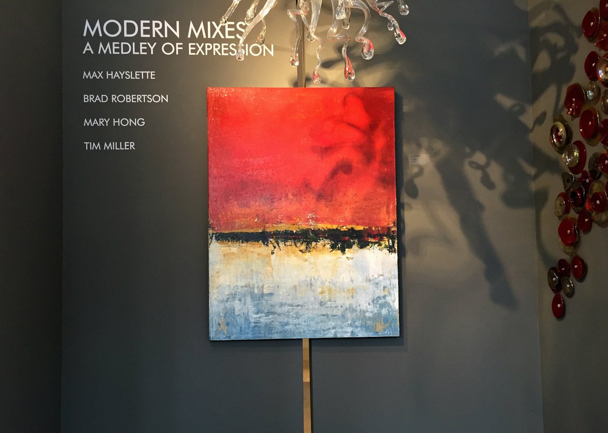 bevsfineart's tweet photo. After the success of our Modern Mixes, we’ve decided to display the artwork in the gallery until the end of January #modernart #shopraleigh https://t.co/1tk4L78Vii