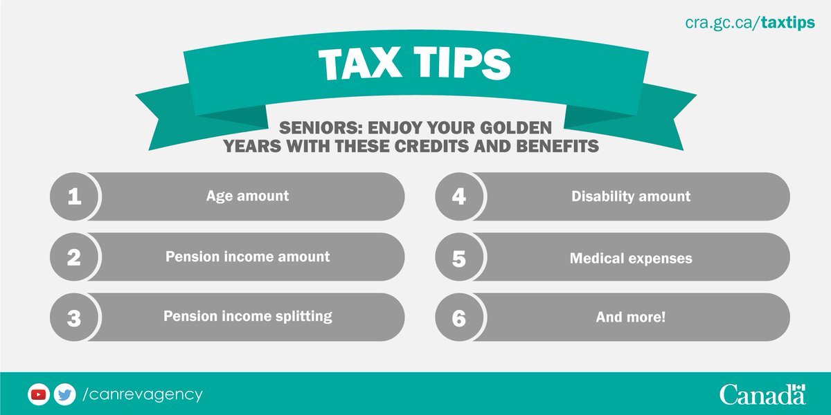 Canada Revenue Agency On Twitter: "#Seniors: Enjoy Your Golden Years With  These Tax Credits And Benefits Https://T.co/Fgk4Hgwqsp  Https://T.co/Upqszayzo6" / Twitter