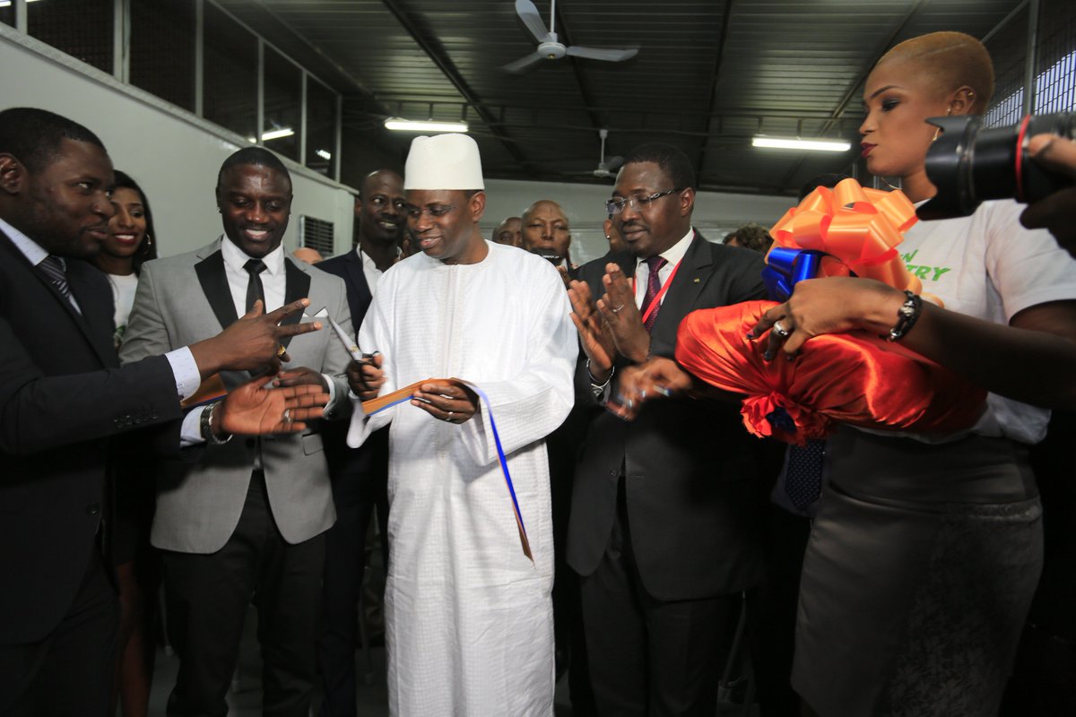 #Solektra#SunnaDesignDesign - Welcome to inauguration ceremony ! Energy Minister Malick Alhousseini joined our teams