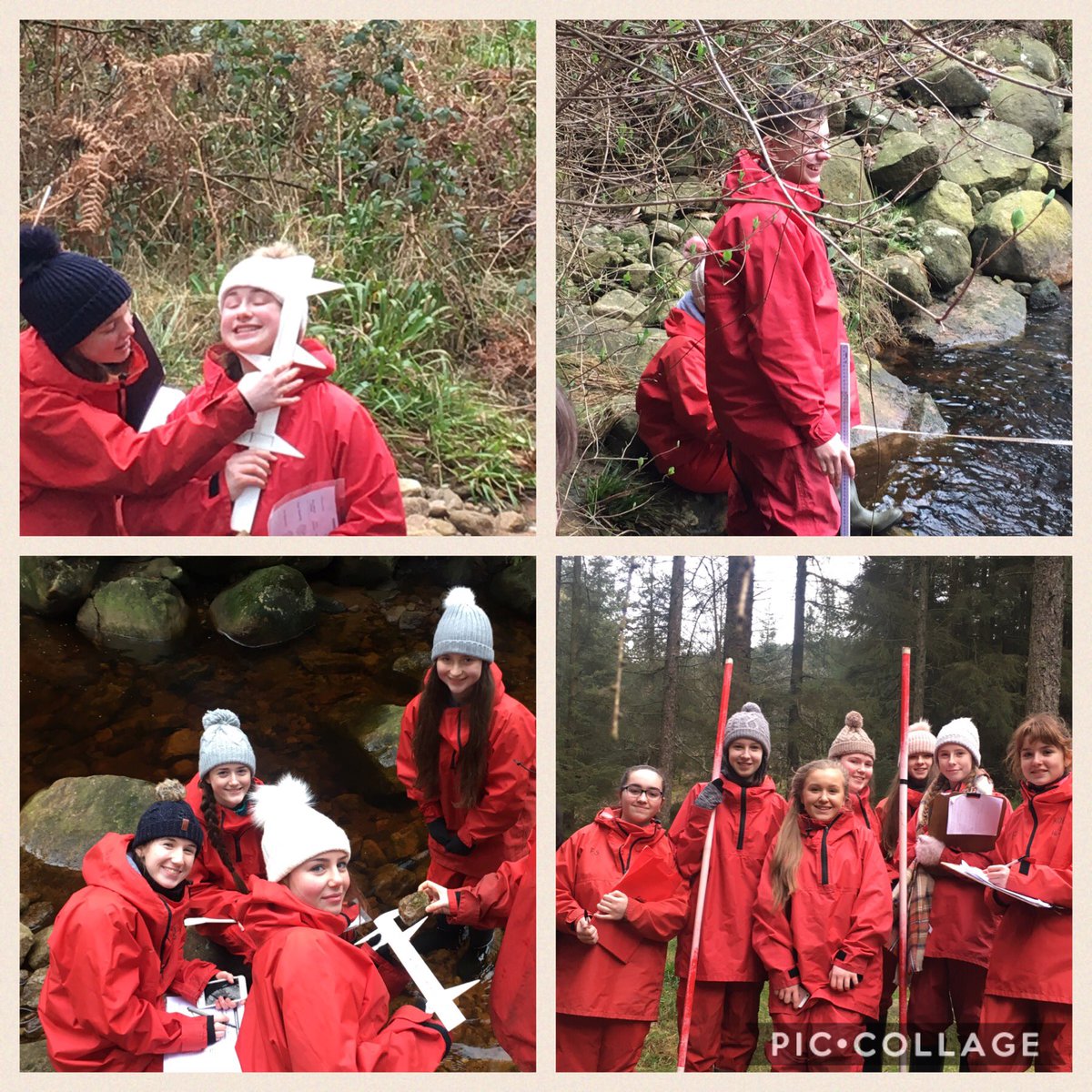 stcatsgeog's tweet photo. Great day with Year 11 today. The group were all #geogtastic 🌍 Well done to everyone. #Fieldwork #GCSE #riverfeatures @Yr11StCaths https://t.co/DDZpF679Ki