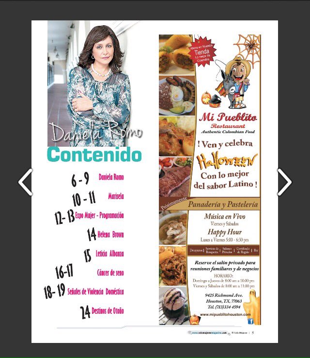 latinopowerla's tweet photo. | TBT | @DanielaRomoWeb portada de #SoloMujeres Houston TX, Nov. 2015. https://t.co/SsN5FJfNbJ