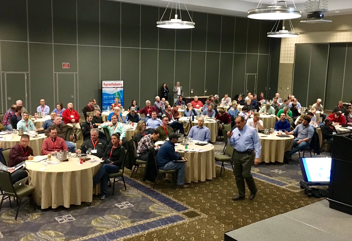 FarmFutures's tweet photo. FarmerMac's Curt Covington: "The only way to affect your bottom line in a price taker world is to control expenses" #ffbootcamp17 https://t.co/eXkcCj6Q7d