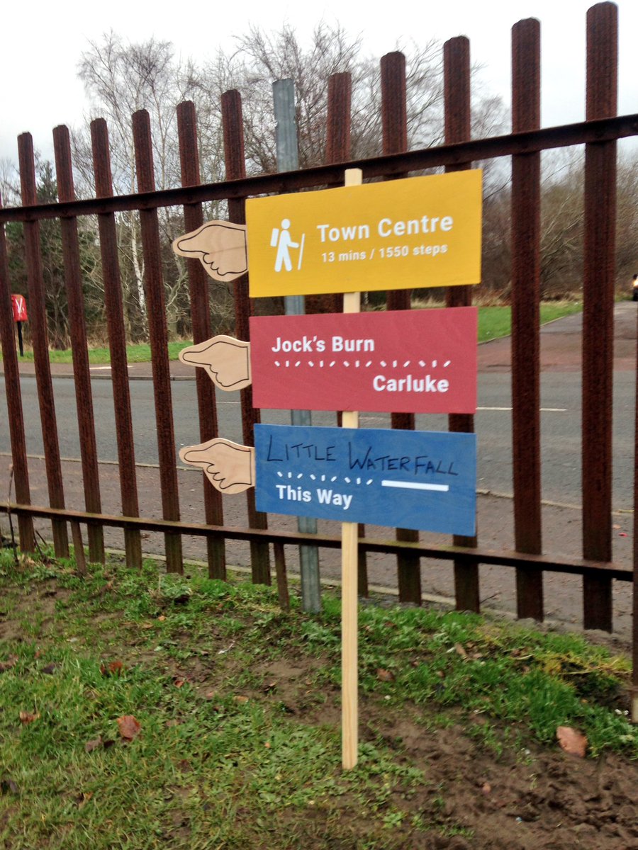 icecreamarch's tweet photo. Have you been down Jock's Burn? Try it out on your walk to Town - You might find something new on your doorstop... #PopUpSigns #MakeYourWay https://t.co/4Hqz9mquQs