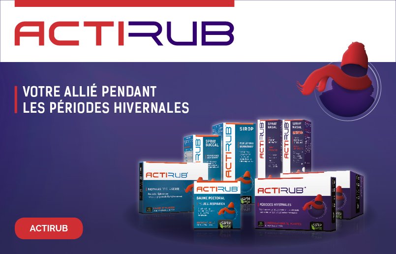 Avec le froid qui persiste, adoptez le réflexe Actirub® ! Une gamme complète pour vous aider à surmonter les périodes hivernales.