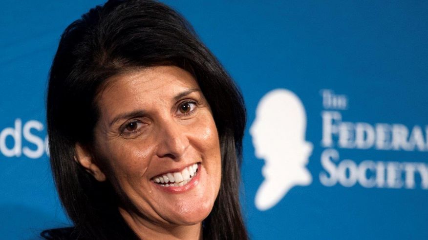 foxnewspolitics's tweet photo. Nikki Haley blasts UN on anti-Israel bias, funding during confirmation hearing  https://t.co/kdwrYyYz5H https://t.co/zd8ZYnkhsJ