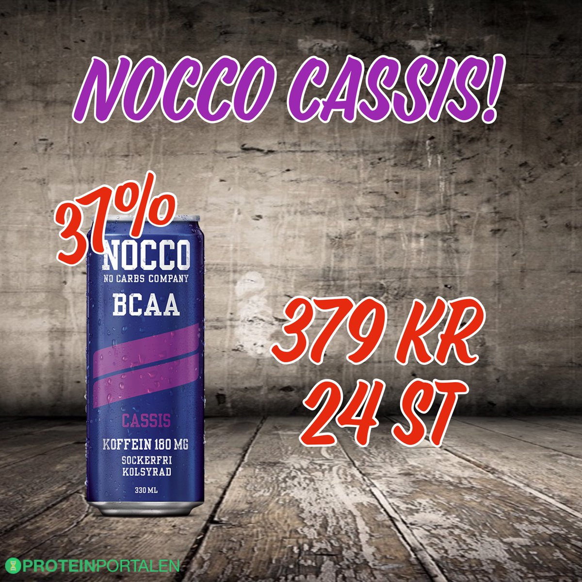 ProteinPortalen's tweet photo. Äntligen här! Gissa vem som har det billigaste flaket för endast 379kr!!
#nocco #noccobcaa #STHLMTech #aminosyror 

https://t.co/kiKVgPrMds https://t.co/ZYkZF1XicF