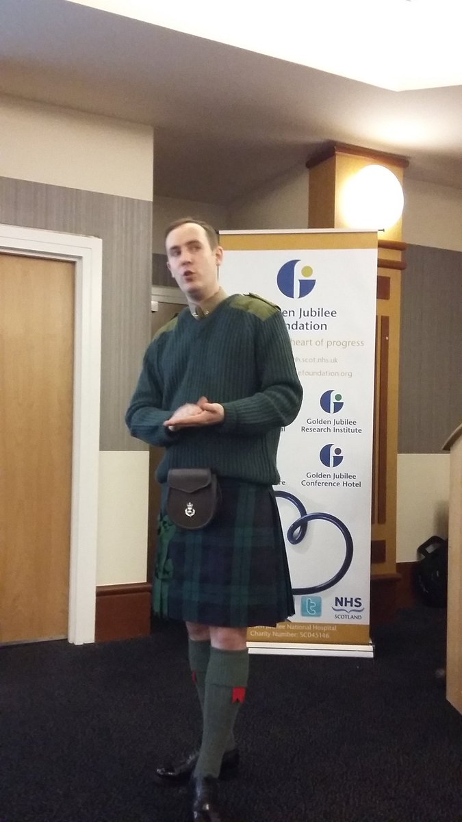 JubileeHospital's tweet photo. Captain Tommy Blair explains how @ASengaged @7SCOTS and other reserves support employers with enhanced skills from their military training https://t.co/Z6xTaJUs6F