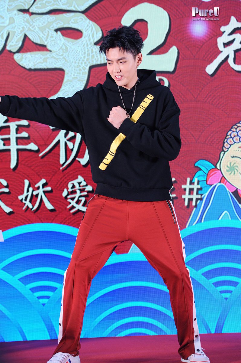 PureU_kris's tweet photo. 170118 #KrisWu #WuYiFan #吴亦凡 Journey to the West presscon In ShangHai https://t.co/Q9nmdJcnAc