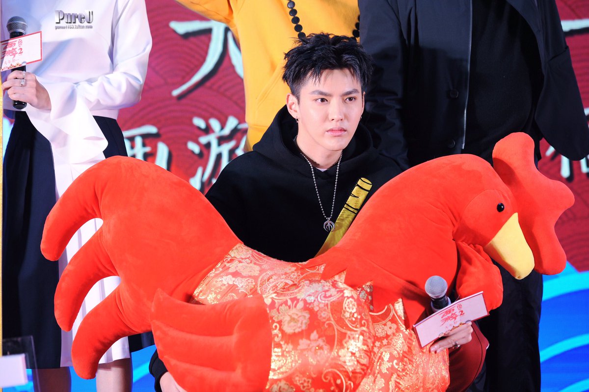 PureU_kris's tweet photo. 170118 #KrisWu #WuYiFan #吴亦凡 Journey to the West presscon In ShangHai https://t.co/Q9nmdJcnAc