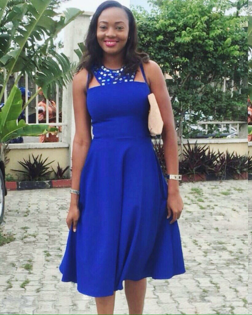 ShopAmyChilaka's tweet photo. @ugo_o in one of our bestsellers! We love how stunning she looks in blue 💙What colours would you like to see this dress in? #AmyChilakaSlay https://t.co/DTFjeJ9g3V