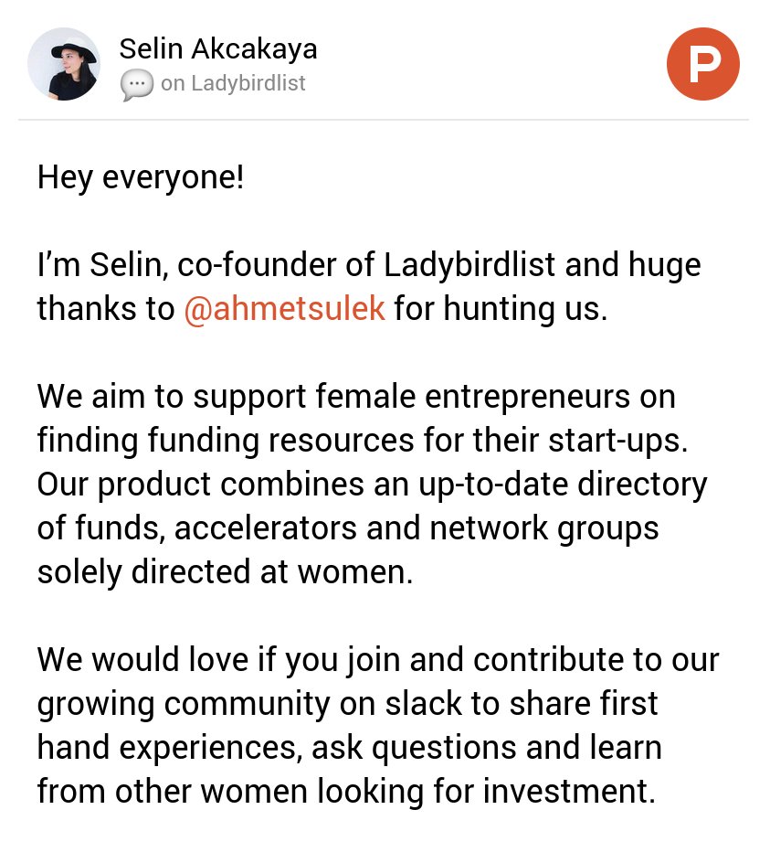 tanbark's tweet photo. My thoughts on Ladybirdlist on @ProductHunt cc @ahmetsulek https://t.co/PZwm6vCcEc https://t.co/nvNaIzE5dw
