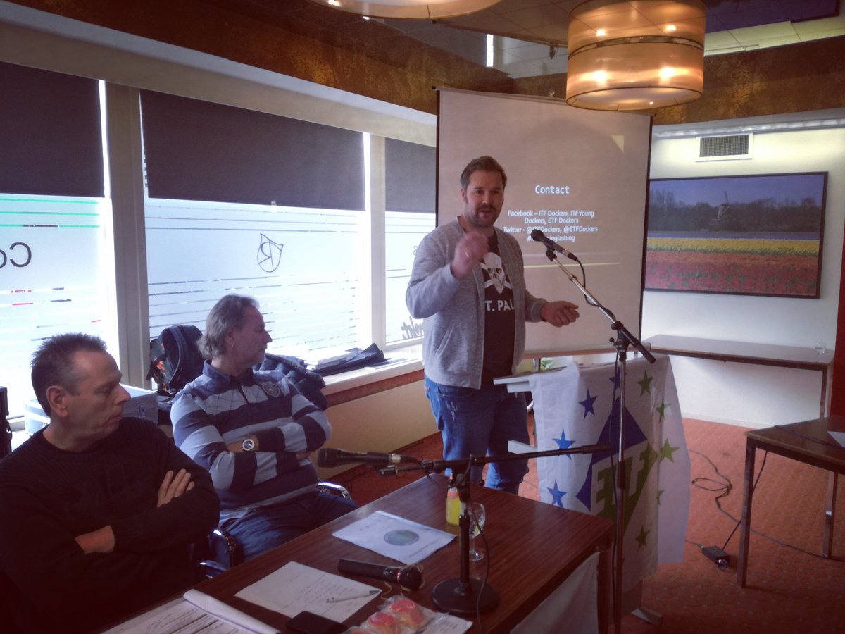 roos_christian's tweet image. @SeeboldTorben: the #LashingCampaign is a campaign from bottom to up 💪👊
@ETFDockers @ITFDockers @Fnvhavens @ITFglobalunion