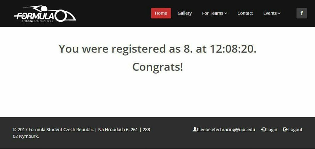 eTechRacing's tweet photo. We're IN! #FormulaStudent #etechracing #CzechRepublic https://t.co/VXd6lwGNh0