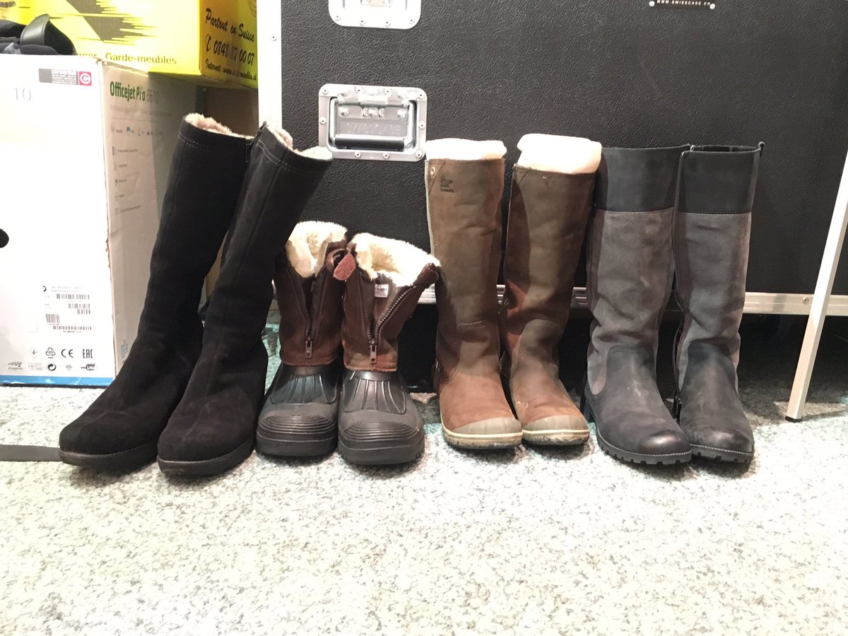 Required footwear at #Davos.