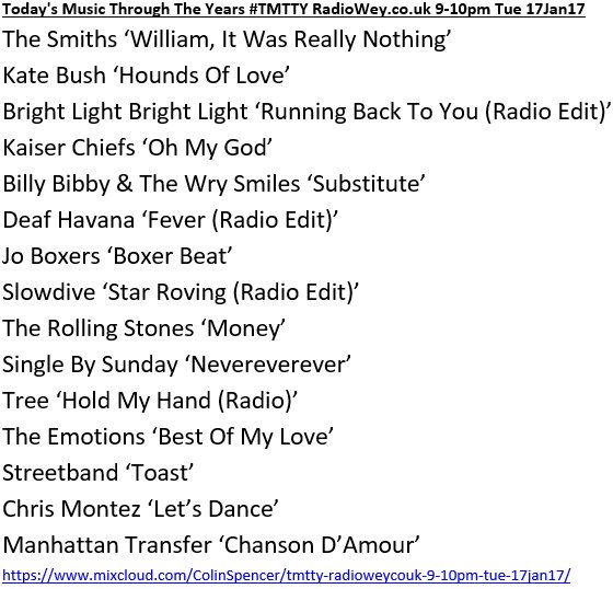 ColinsCuts's tweet image. Featuring must-hear #NewMusic by
@BillyBibs20
@BrightLightX2
@DeafHavana
@SingleBySunday
@SlowdiveBand
@TreeMusicUK

mixcloud.com/ColinSpencer/t…