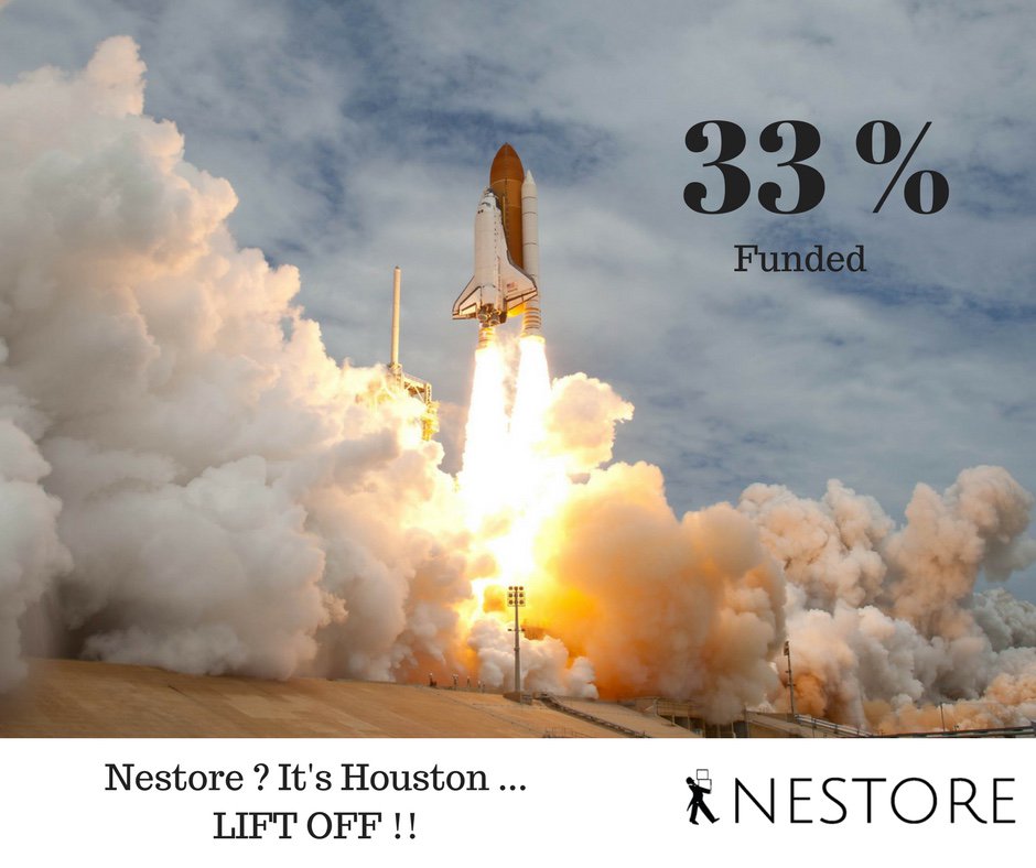 Nestoreco's tweet photo. Already 33% funded in almost 1 week. 
Now we need full power to lift off. Thank you to continue to help us on https://t.co/1Q0W5QrfVh https://t.co/qaPTQgAPa5