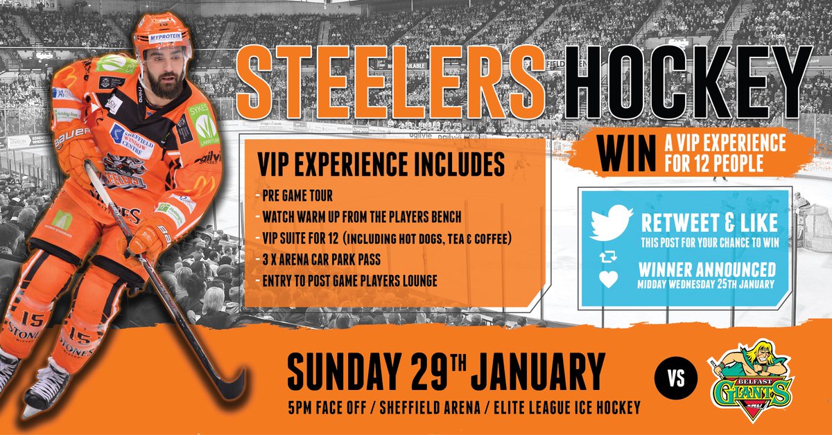 steelershockey's tweet image. RT and Like to win this great Steelers prize. 
To buy tickets visit sheffieldboxoffice.com/sheffieldarena…