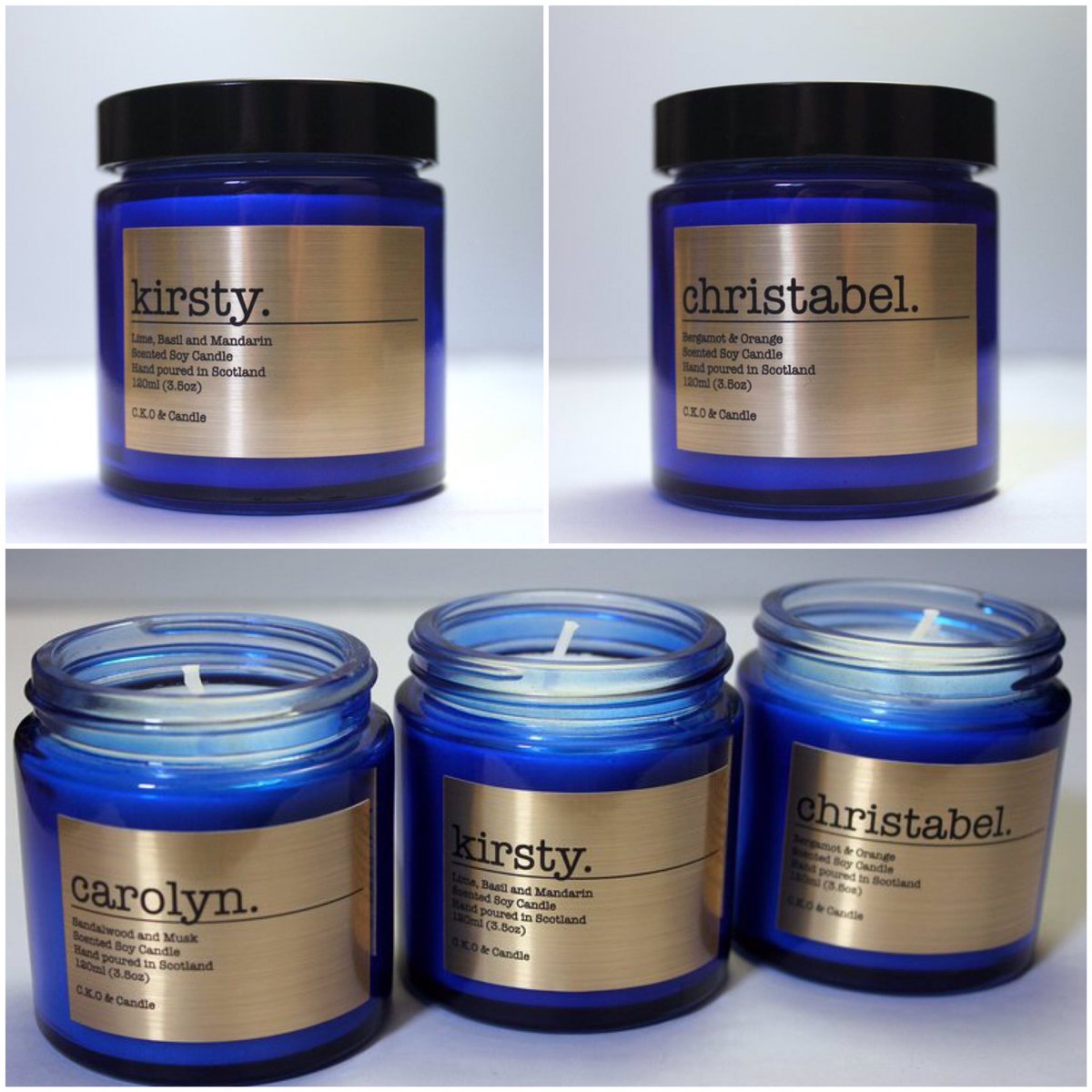 DesignCaledonia's tweet image. Kirsty and Christabel are back in stock. With 20% off on all candles it's a WICKed deal #soycandle