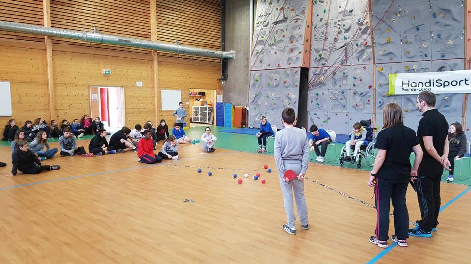 #SportPartagé 🏓Cet apres-midi, place à la compétition en Tennis de table et Boccia pour tous ! #TeamUNSSNord