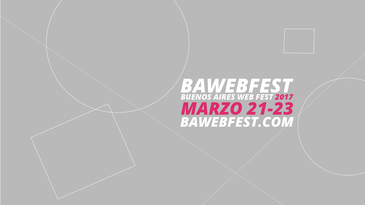 buenosaireserie's tweet photo. FALTAN DOS DÍAS! El 20 de enero cierran las inscripciones. INSCRIBITE EN #BAWEBFEST2017 https://t.co/GfOhz5bfoo https://t.co/F91W8Vm0jX