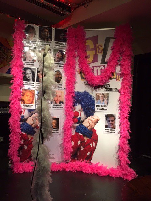 GABcomedy's tweet photo. Next Big Gay G&B Night is at @Arch1livemusic April 6th.
Now what can we do with the stage this time?
#LGBTQ #gaycomedy #rainbowcomedy #pride https://t.co/qqe4Ilb4Sw