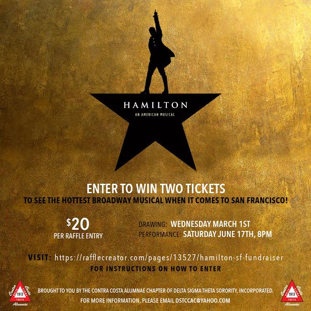Didn't get tickets to the hottest broadway musical when it comes to San Francisco? ccacdst.org #hamiltonSF
