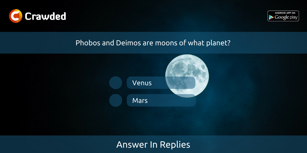 crawdedindia's tweet photo. How well do you know our Solar System? Let us know your Answers in Replies below!
https://t.co/6KwFWVUlk9
#Physics #SolarSystem #Crawded https://t.co/U0zsOIOMkJ