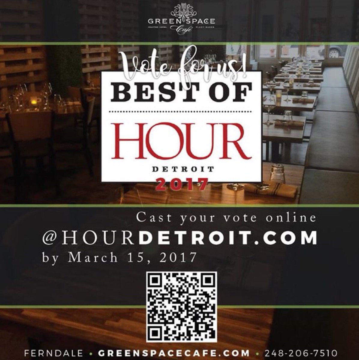 GreenSpaceCafe1's tweet photo. Vote GreenSpace Cafe: https://t.co/pcuXJUEYUj #Vegan #HourDetroit #BestofHour https://t.co/mSRyi2Hls9