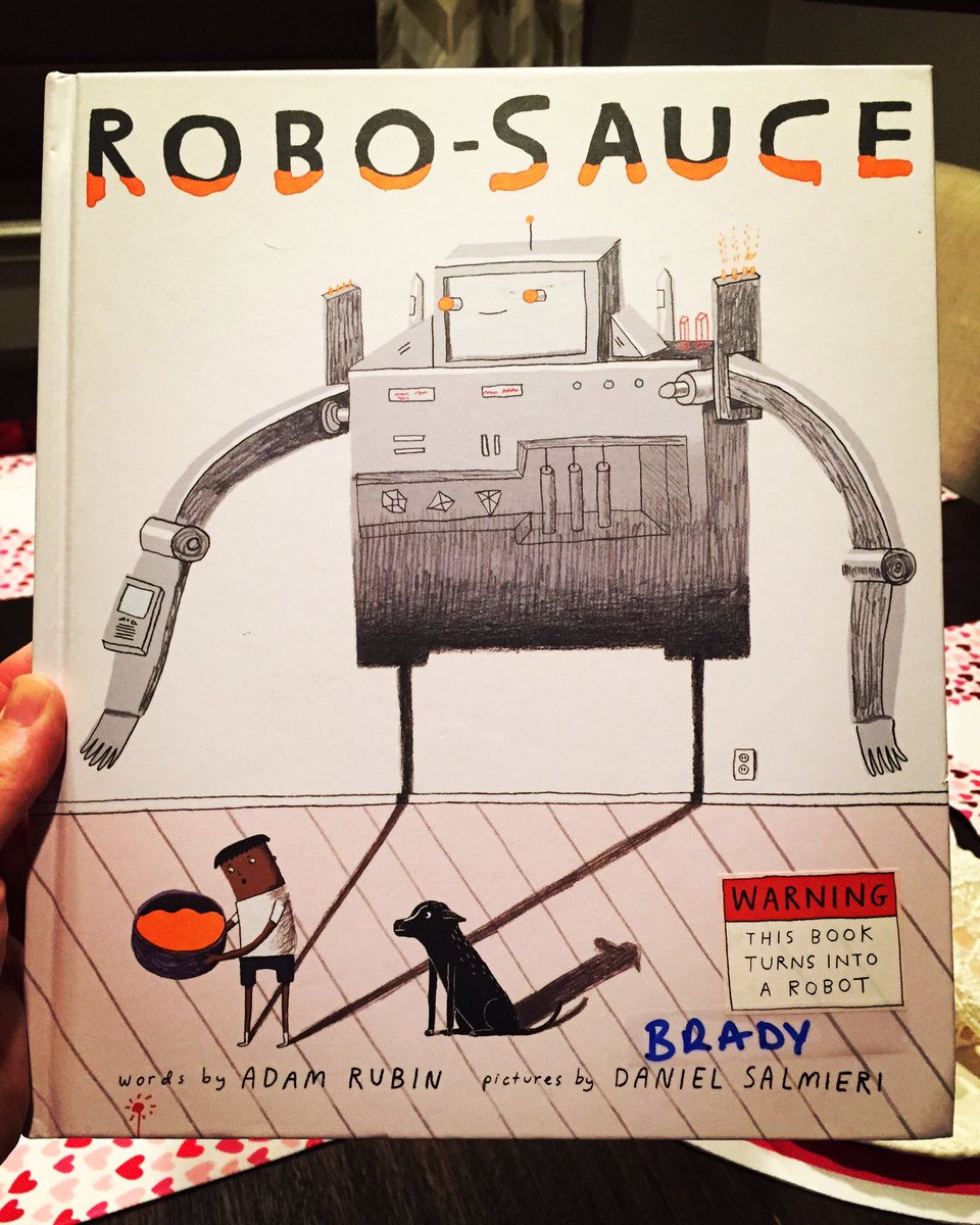 CMcKenzie77's tweet photo. Book day at school - turning squishy little humans into giant awesome robots #RoboSauce @rubingo https://t.co/54zWsf5F7K