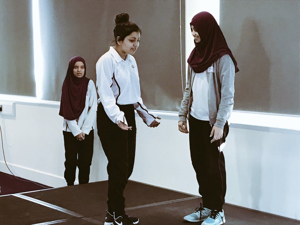 MujuCrew's tweet photo. Excited to b working with @edengirlsWF prepping for @southbankcentre show this Sat with @3FFSchools and @HECglobal #StoriesofCreation https://t.co/u4RNzQs6c3