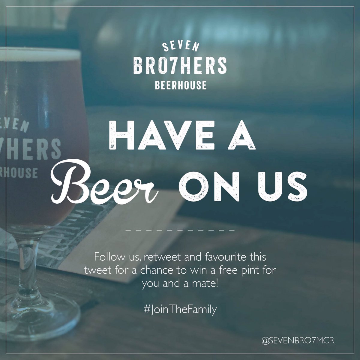 SevenBro7hersBH's tweet photo. It's that time again! You know what to do, like retweet + follow us for a chance to win some free @SEVENBRO7HERS beer 🍺🍺 https://t.co/eaOTfkKUVq