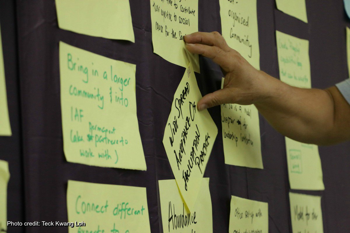 Not sure where an idea goes? Put it on its side for awhile until the group is ready to place it. This keeps the pace of the process moving.