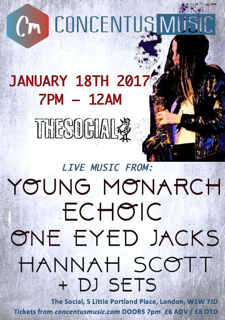 London! Tonight! I'm joining <a href="/YoungMonarchUK/">YoungMonarch</a> <a href="/EchoicOfficial/">Echoic</a> <a href="/OEJacks/">One Eyed Jacks</a> at <a href="/thesociallondon/">thesociallondon</a> - come along if you're free 🎶