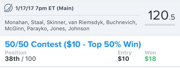 NHLfantasyPics's tweet photo. Another day another cashing lineup💰 https://t.co/JSLjxvLTRl