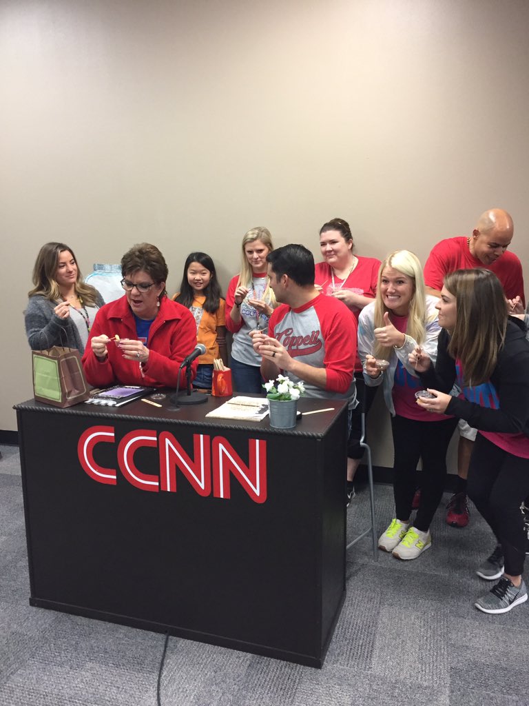 Teachers try shitami for Taste Test Tuesday! #ccelearns <a href="/CCEColts/">Cottonwood Creek</a> #ccehbd20