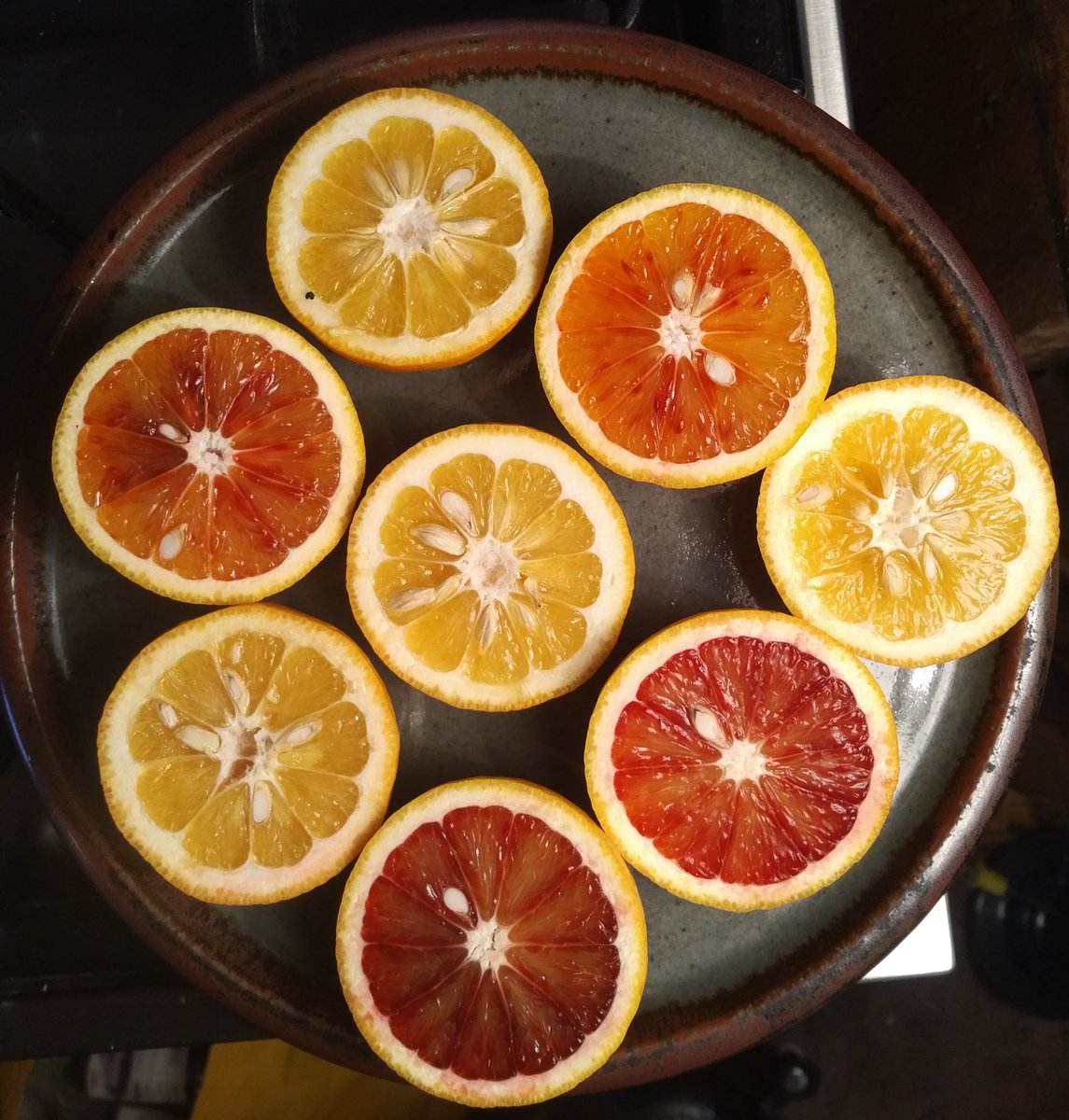 rutland_russet's tweet photo. Fab @farmavemaria #sevilles meeting up with #Sicilian (#Etna) #Blood_Oranges for the purpose of #marmalade. Thanks @Riverford! #shredtime https://t.co/zbdsIVd60s