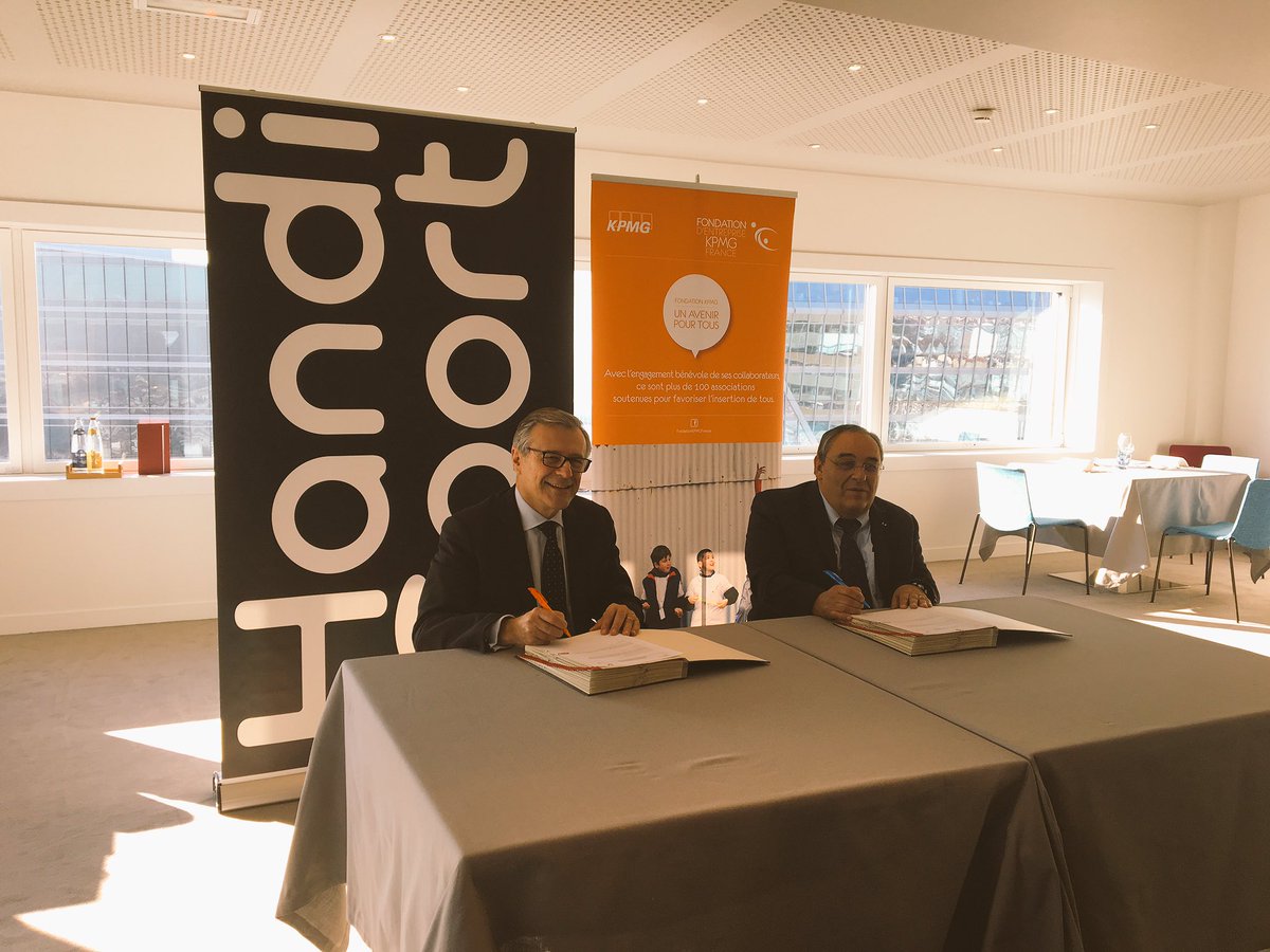 Ravie de lancer ce partenariat entre <a href="/FondationKPMGFr/">Fondation KPMG</a> <a href="/KPMG_France/">KPMG France</a>  <a href="/FFHandisport/">FFHandisport</a>. Hâte de commencer la collaboration avec une équipe en OR!