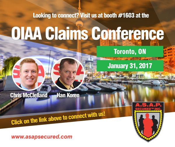 ASAP_SECURED's tweet photo. Are you attending the OIAA Claims Conference? Visit @ASAP_SECURED at Booth #1603 #OIAA #2017ClaimsConference  https://t.co/1OT40pi3lk https://t.co/squetABFBw