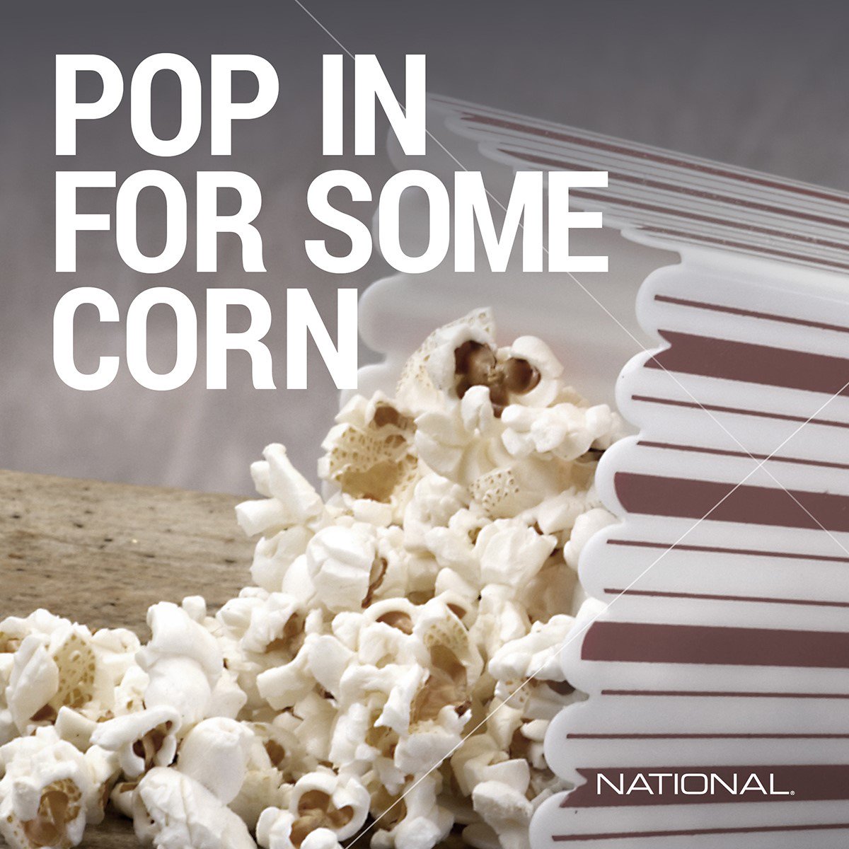 National_Boston's tweet photo. Pop in for some popcorn &amp; new product!  Thursday 7AM - 5PM to celebrate the arrival of Footings -  #NationalPopcornDay #InstallationDay https://t.co/8wrPVMcRwA