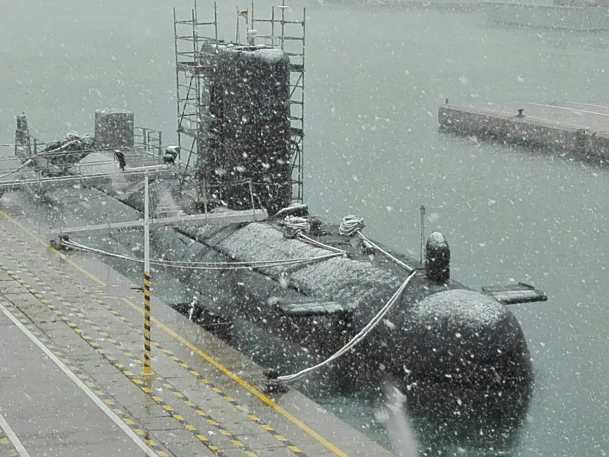 Submarino "Mistral" atracado en Cartagena