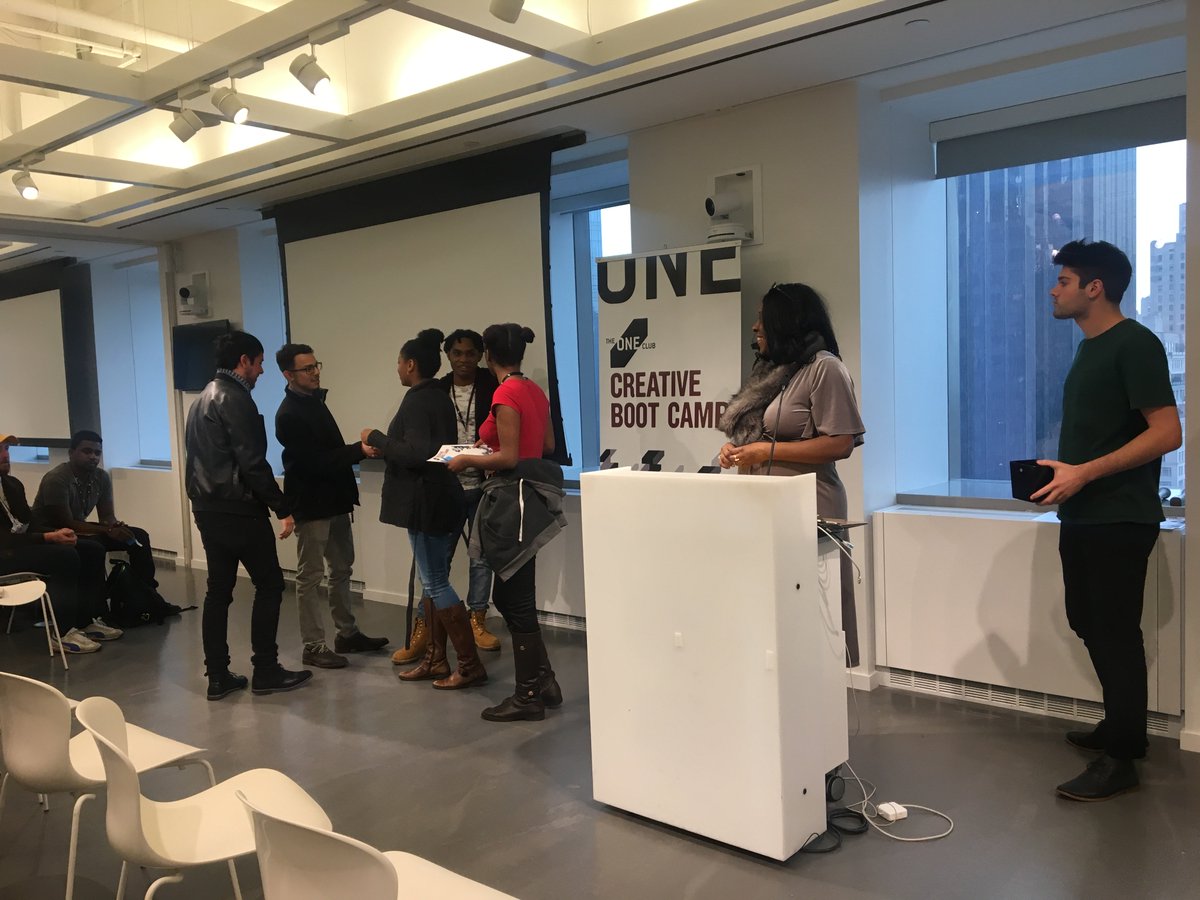 So excited to welcome students to our NYC office for a Creative Boot Camp with @Wunderman and <a href="/OneShow/">The One Show</a>