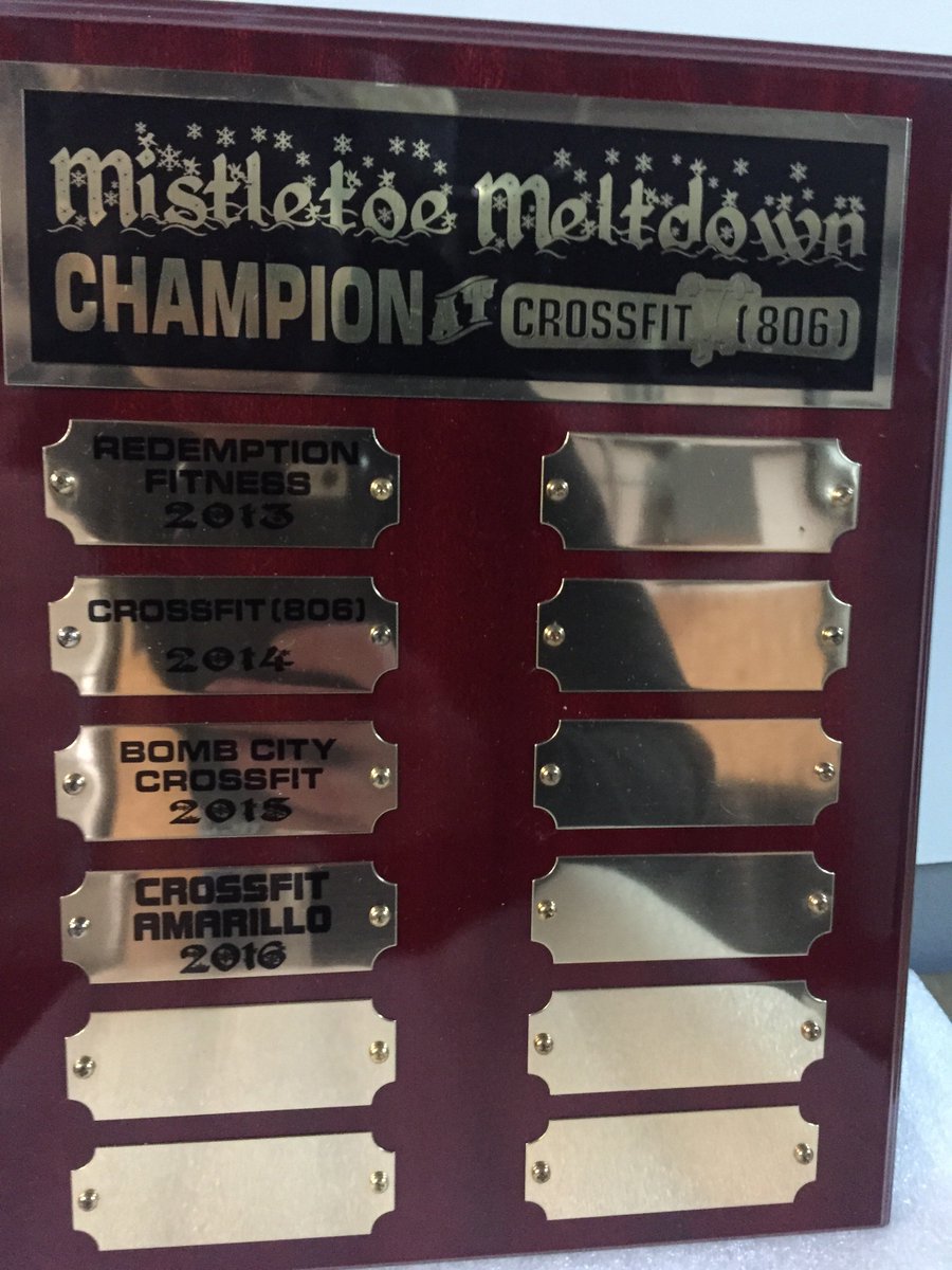 CrossFitAma's tweet photo. Proud to give this guy a new home for a year! #crossfitamarillo #CFAStrong #mistletoemeltdown https://t.co/NQc4L6qu8C