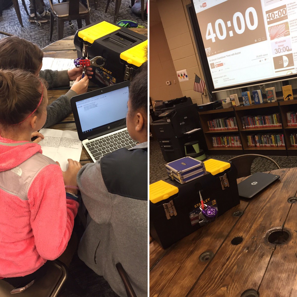Mrs. Loch's class is unlocking locks! #rmsculture