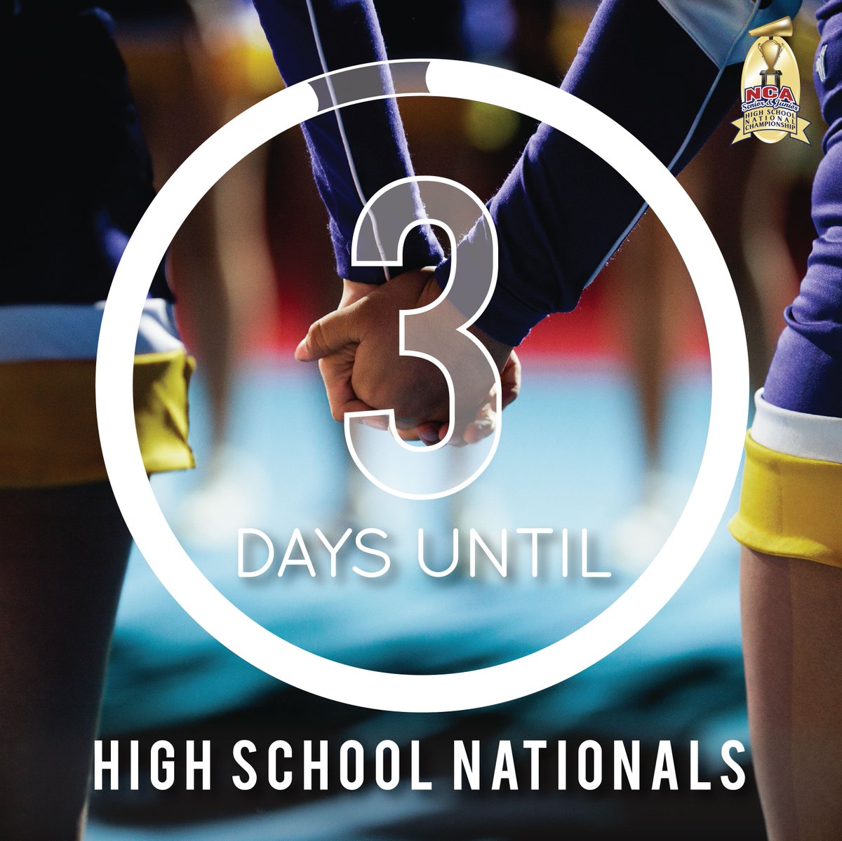 NCAupdates's tweet photo. 1...2...3 more days! #theworkisworthit #NCAnationals https://t.co/Z0cFMsZ62Q