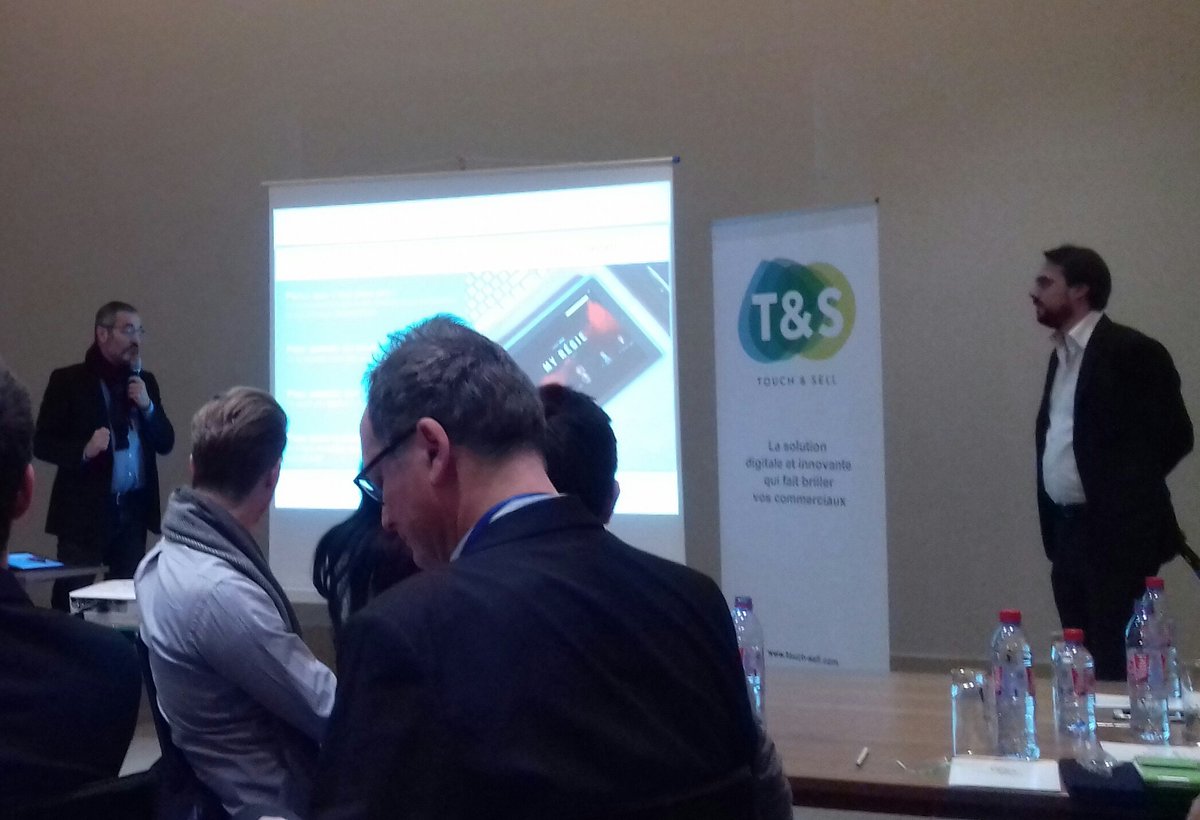Wordcomconsult's tweet photo. #StéphaneLeonardi, Directeur de production @Canalplusregie, client fidèle de @Touch_Sell est fan de cette #solutionmobile https://t.co/pIUG5S7m4J