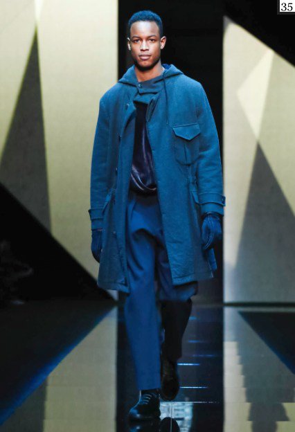 UmodelsNY's tweet photo. Conrad Bromfield walks for Giorgio Armani Milan Fashion week F/W 17* https://t.co/Is69n13Mik https://t.co/ueT4cah61I