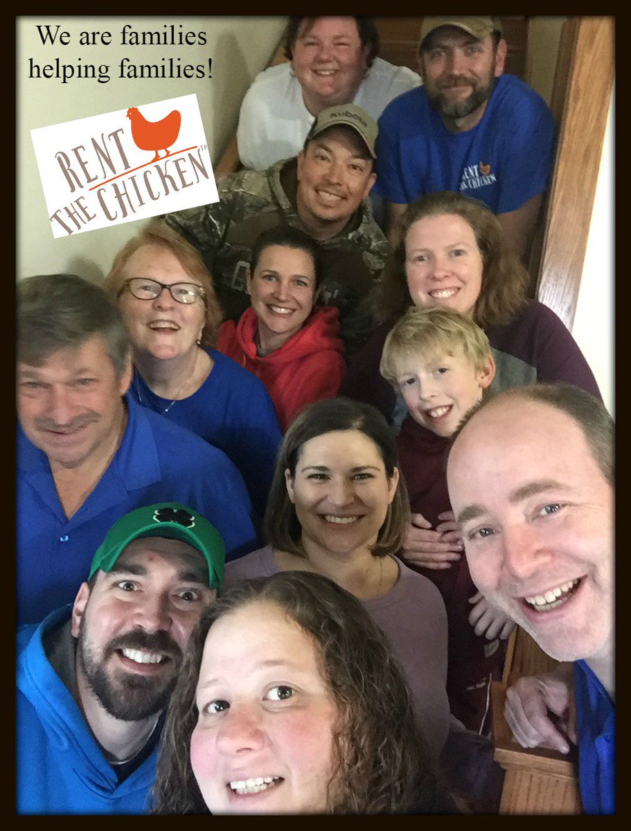 RentTheChicken's tweet photo. Some of our homesteaders got together this last weekend! We are just families helping other families! #FarmFreshEggs #ChickenRaising #family https://t.co/U76cHehUoG