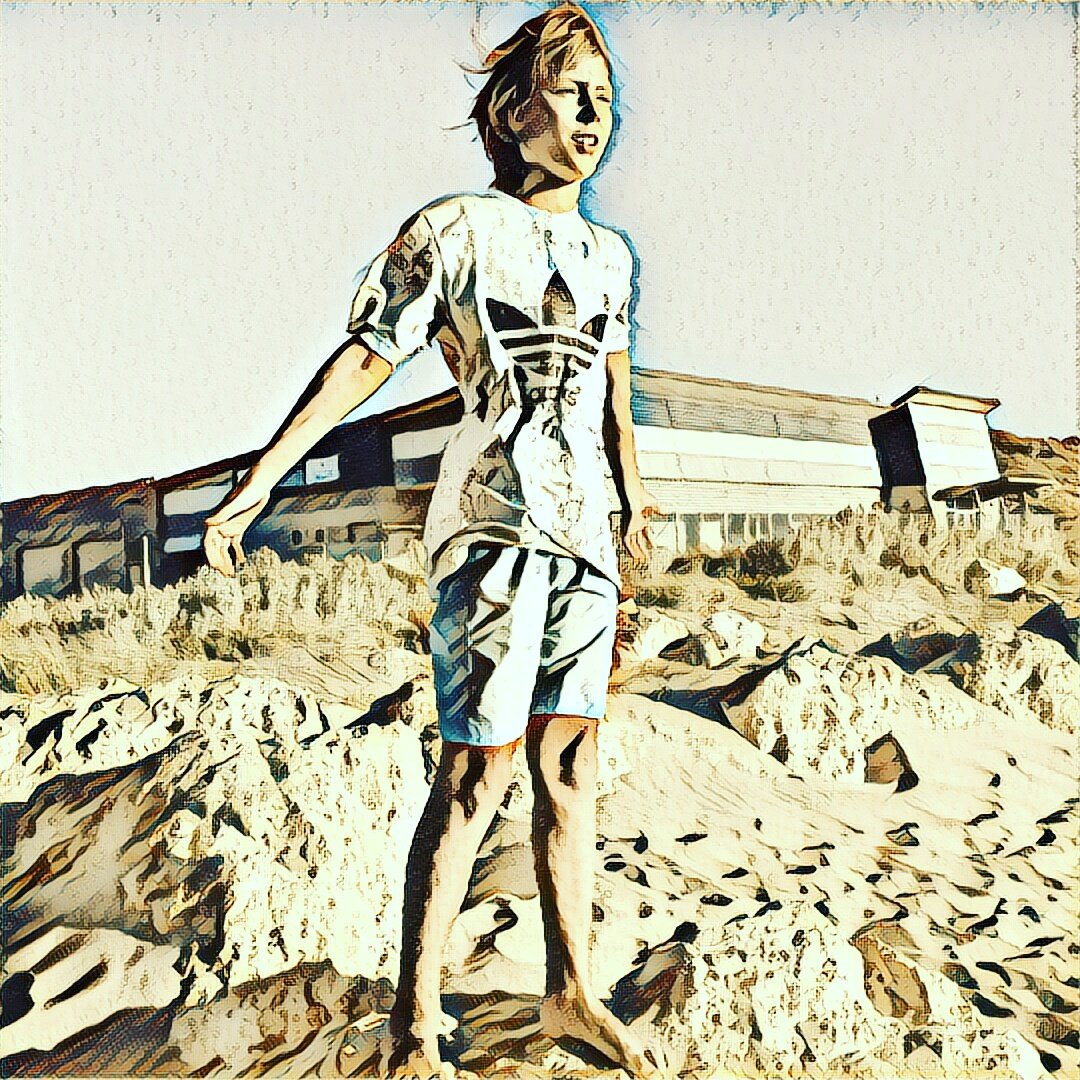Naar het strand geweest weer een super leuke dag